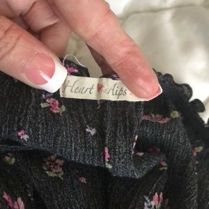 Size small can be worn off the shoulders